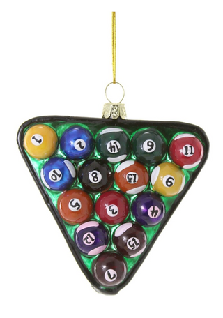 BILLIARD BALLS Ornament