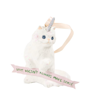 MAGICAL FANTASTICAL UNICORN KITTEN Ornament
