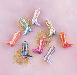 Glitter Up Cowboy Boot Ornament