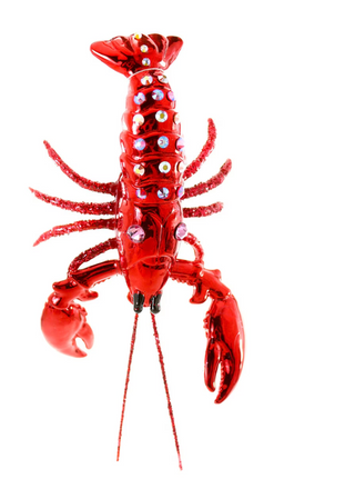 a red lobster with shiny legs