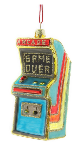 a colorful arcade game machine