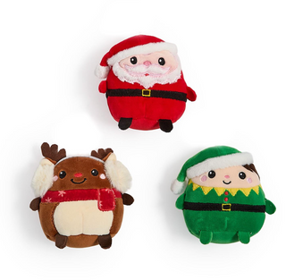 a group of stuffed toys