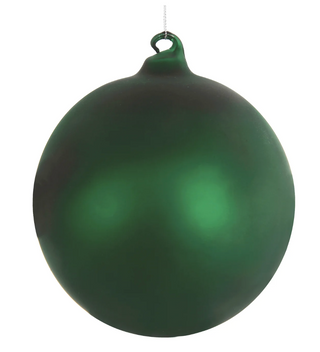 a green ball with a white background