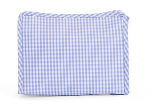 TRVL - Roadie Lilac Gingham Zipper Pouch - Multiple Sizes