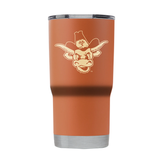 University of Texas 20 Oz. College Vault Mascot Tumbler