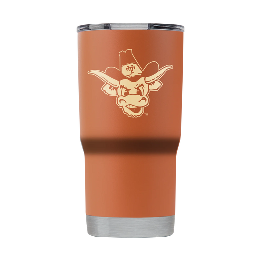 University of Texas 20 Oz. College Vault Mascot Tumbler