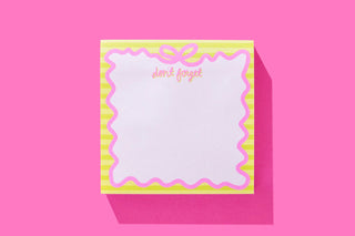 Don't Forget Note Pad