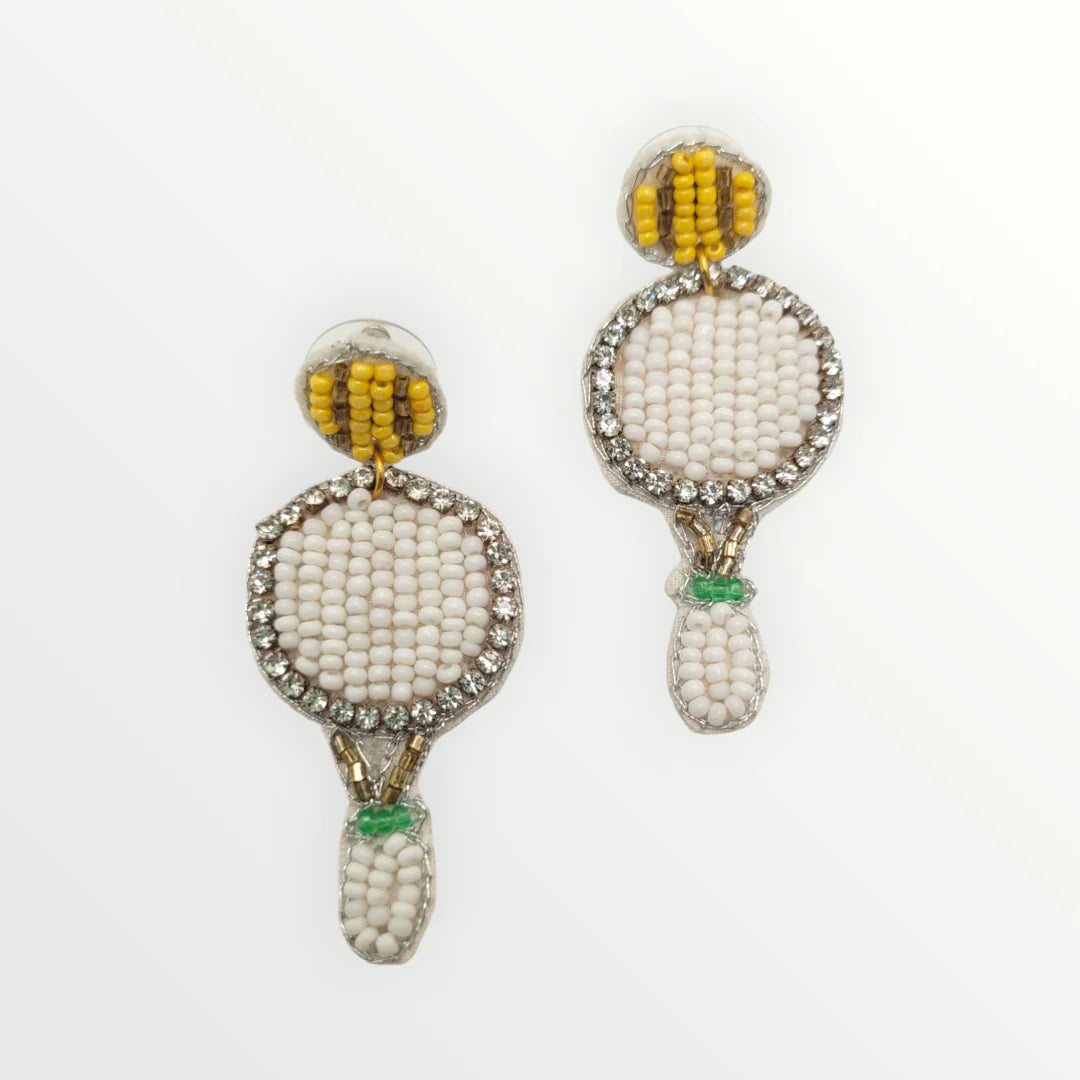 Tennis Racket Earrings