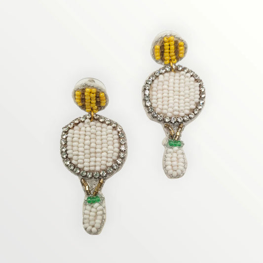 Tennis Racket Earrings