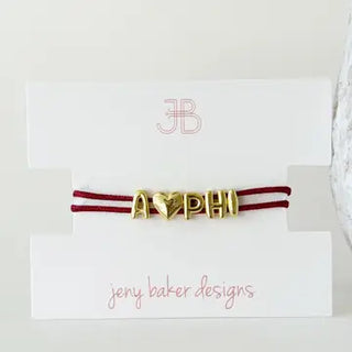 Sorority Cord Bracelet