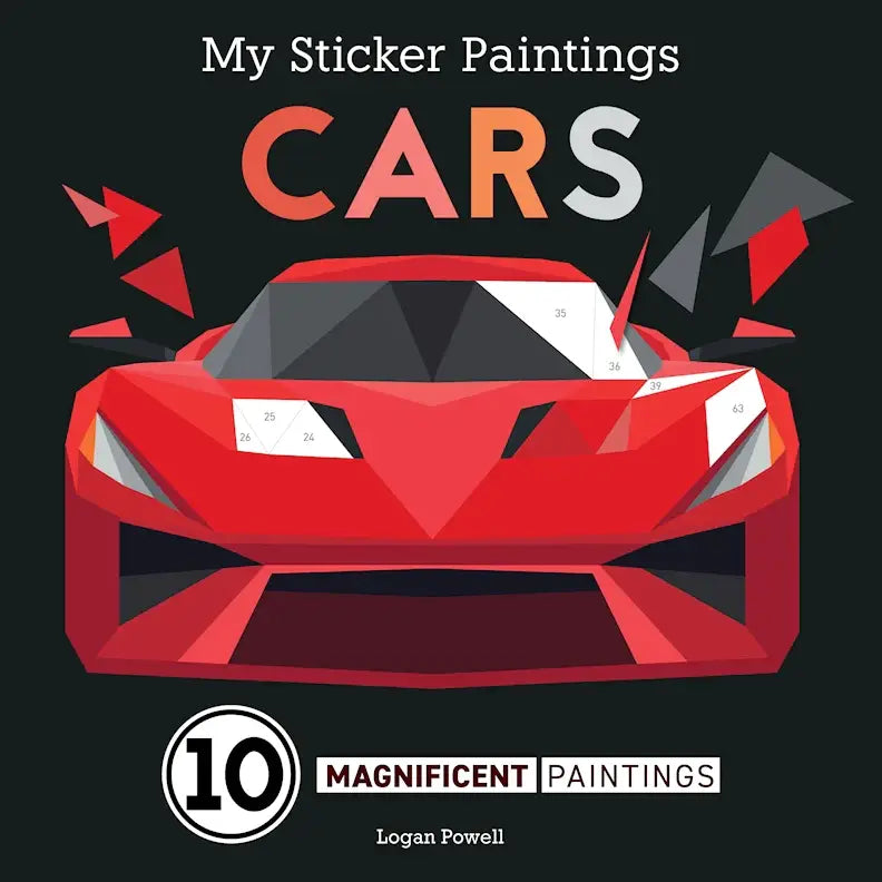 Activity Book- My Sticker Paintings: Cars