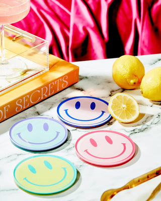 All Smiles Coasters - Sold as a set of 4