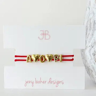 Sorority Cord Bracelet