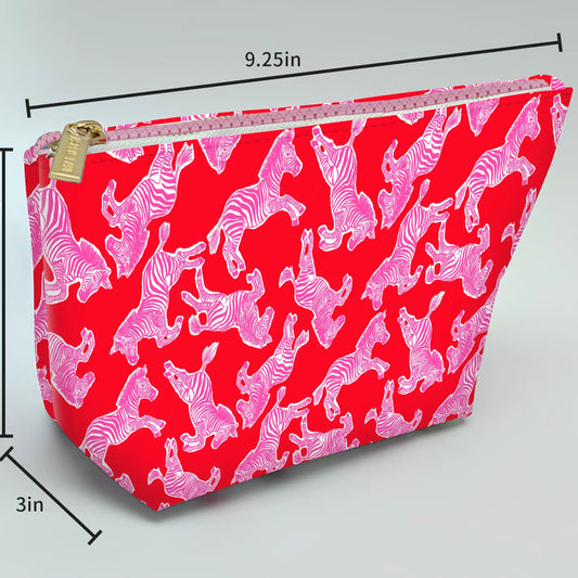 Pink Zebra Pouch