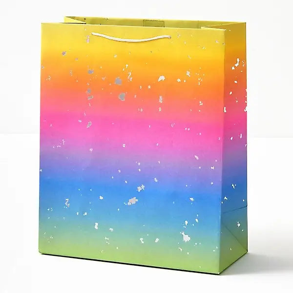 Ombre Rainbow Fleck Gift Bag