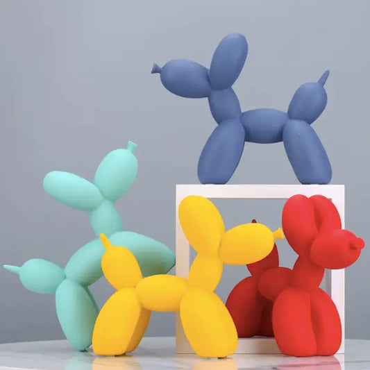 Matte Balloon Dog Statue