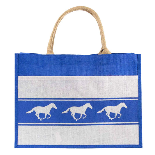 Mustang Jute Tote with Pocket