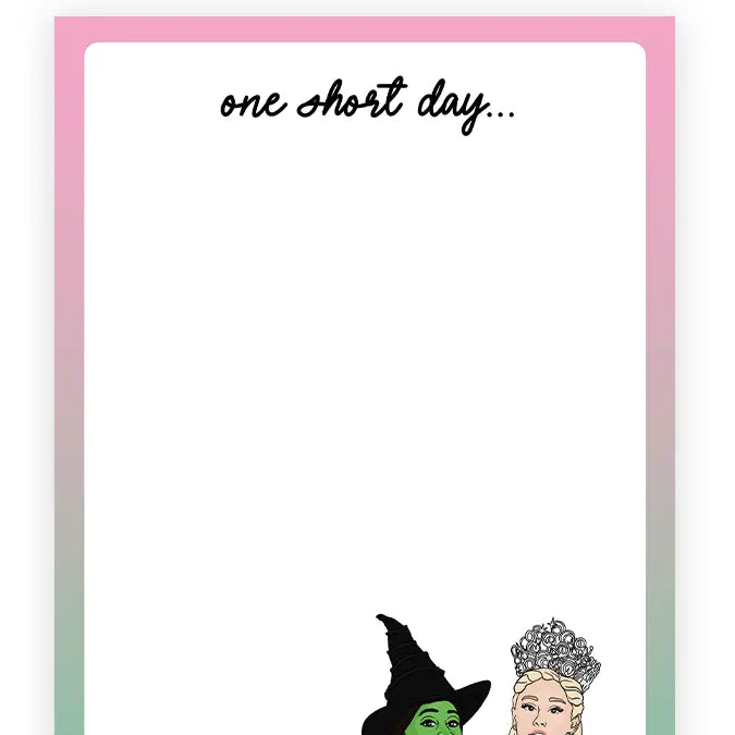 One Short Day Notepad