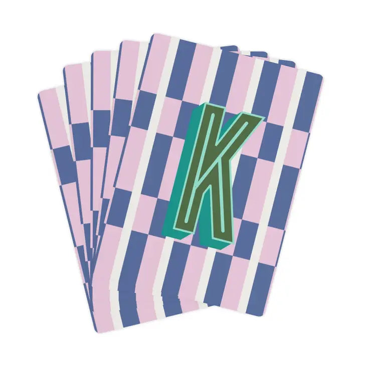 Monogrammed Playing Cards