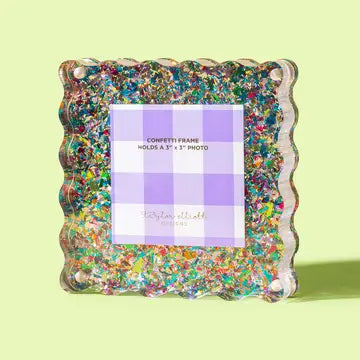 Colorful Confetti Picture Frame, Small