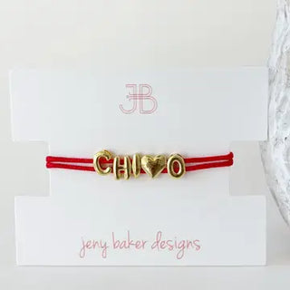 Sorority Cord Bracelet