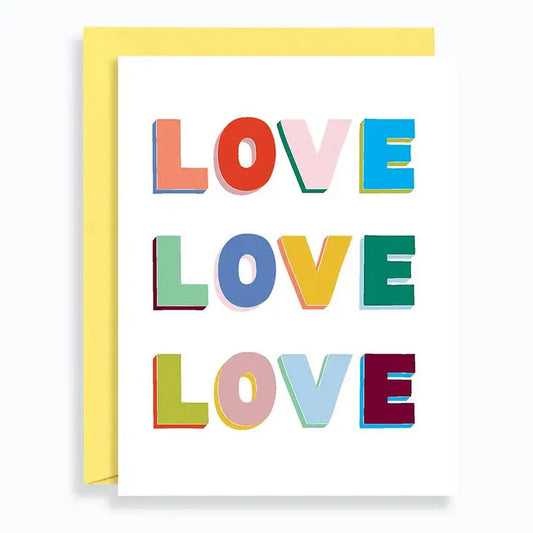 Colorful Love A2 Single Card