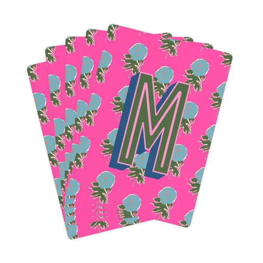 Monogrammed Playing Cards