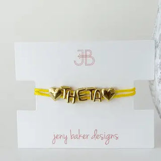 Sorority Cord Bracelet
