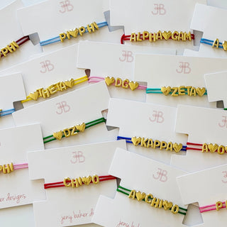 Sorority Cord Bracelet
