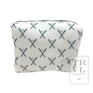 Luxe Apres Ski Puffer Mini Cosmetic Bag