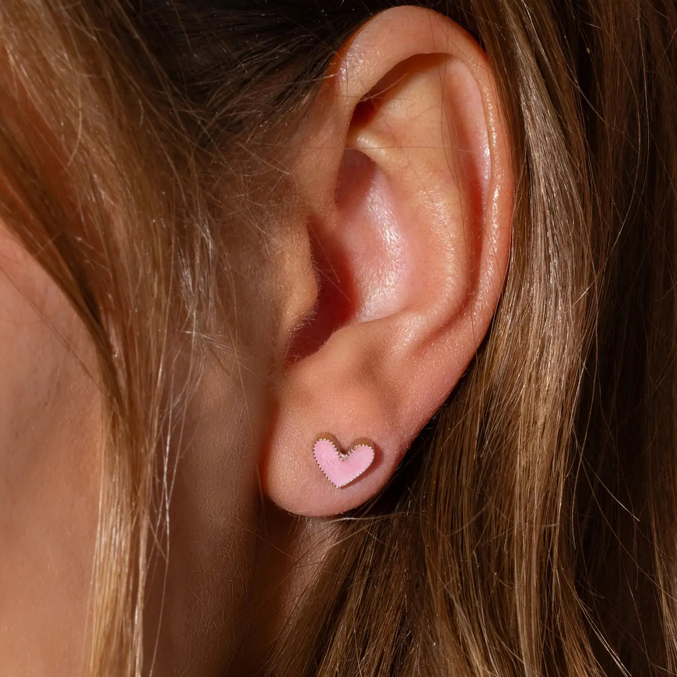 Harrison Heart Stud Earrings