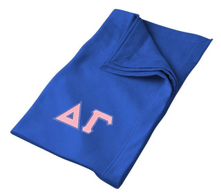 Sorority Letter Sweatshirt Blanket