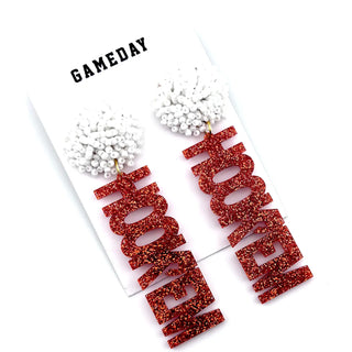 Texas Hook'Em Earrings