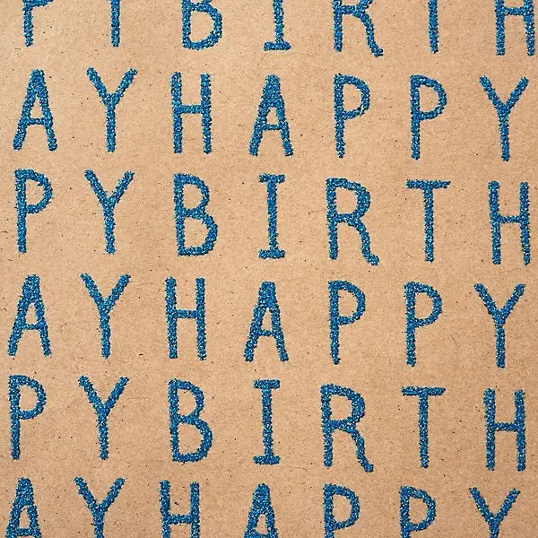 Glitter Happy Birthday Gift Bag