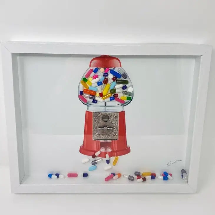 Wall Art - Gumball Med Pill Machine