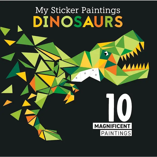 Activity Book- My Sticker Paintings: Dinosaurs