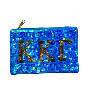 Sequin Sorority Coin Pouch