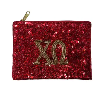 Sequin Sorority Coin Pouch