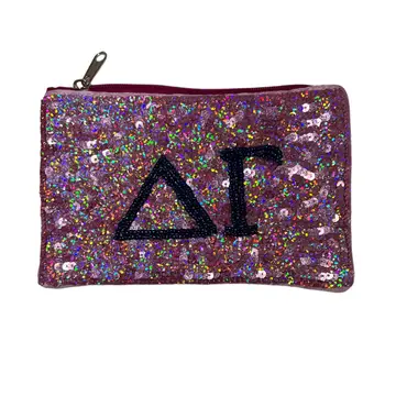 Sequin Sorority Coin Pouch