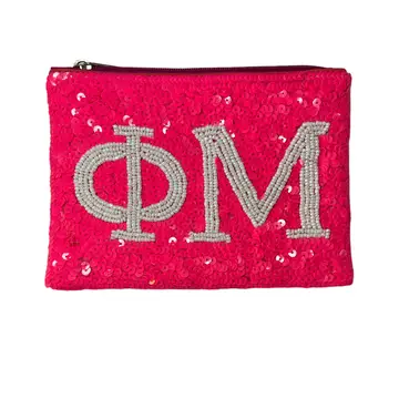 Sequin Sorority Coin Pouch