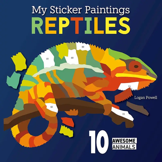 Activity Book- My Sticker Paintings: Reptiles