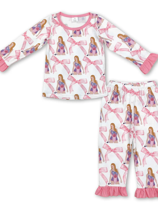 Taylor Swift Long Sleeve Pajamas