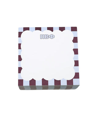 Sorority Scallop Note Cube