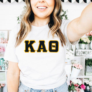 Sorority Lettered Greek T-Shirt