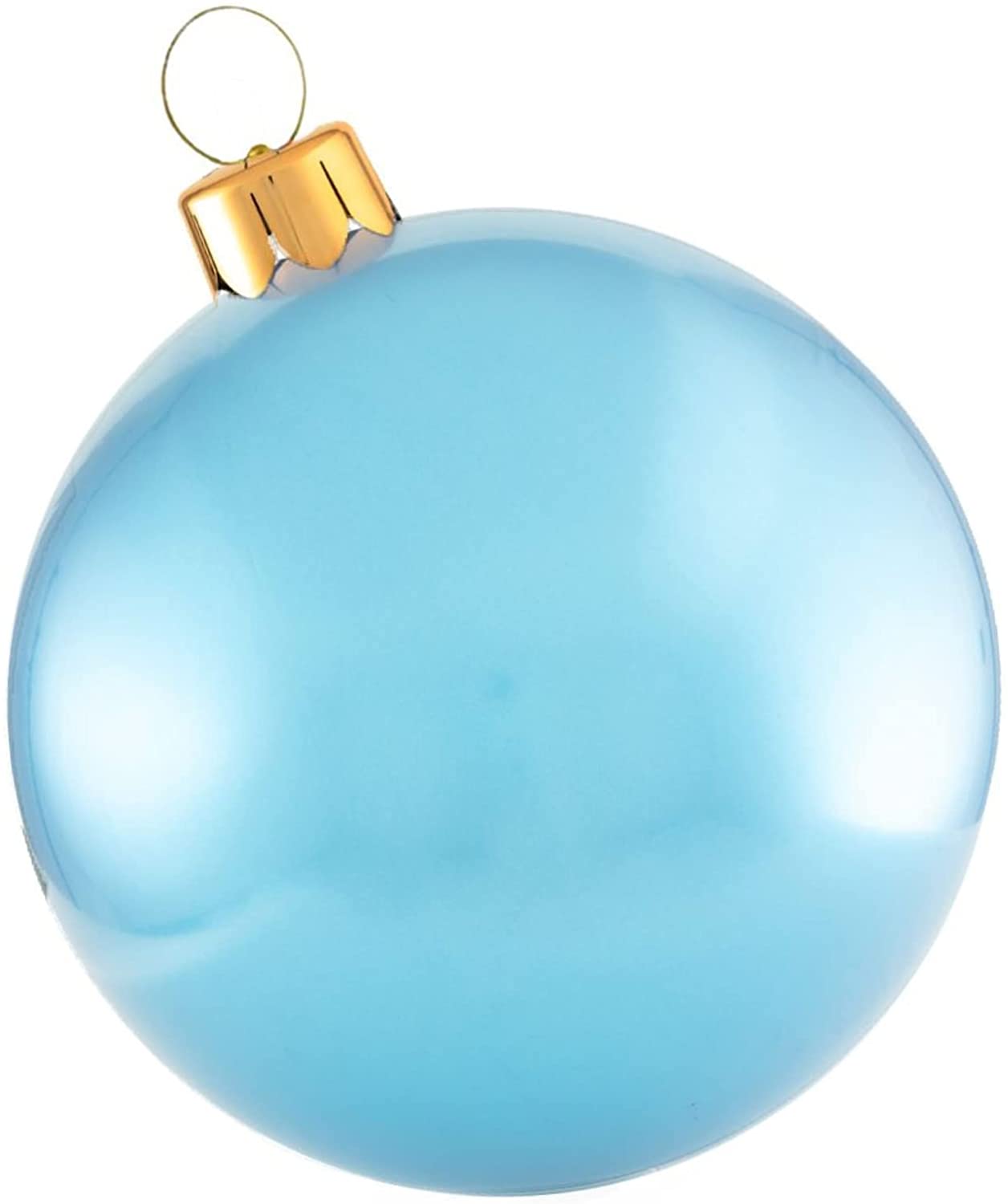 Holiball 30" Light Blue Navy Blooms