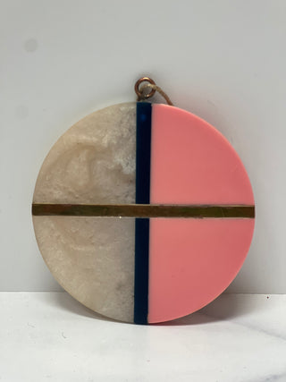 Resin Disk Ornament by Glitterville