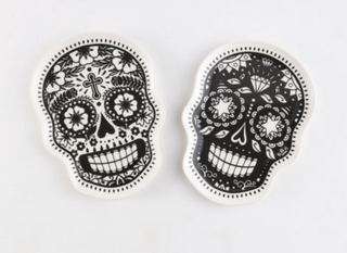 Sugar Skull Melamine Plates