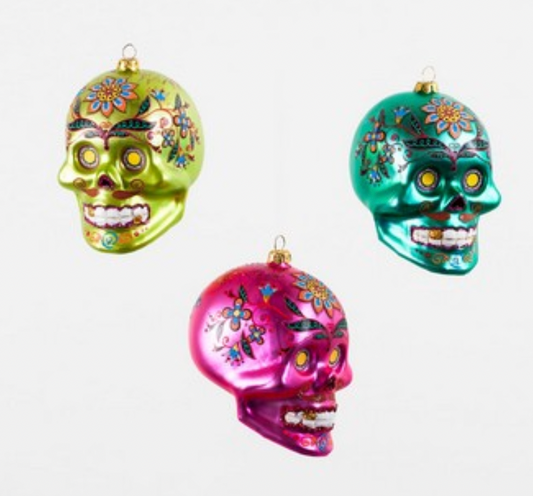 El Muerto Skull Head Ornament