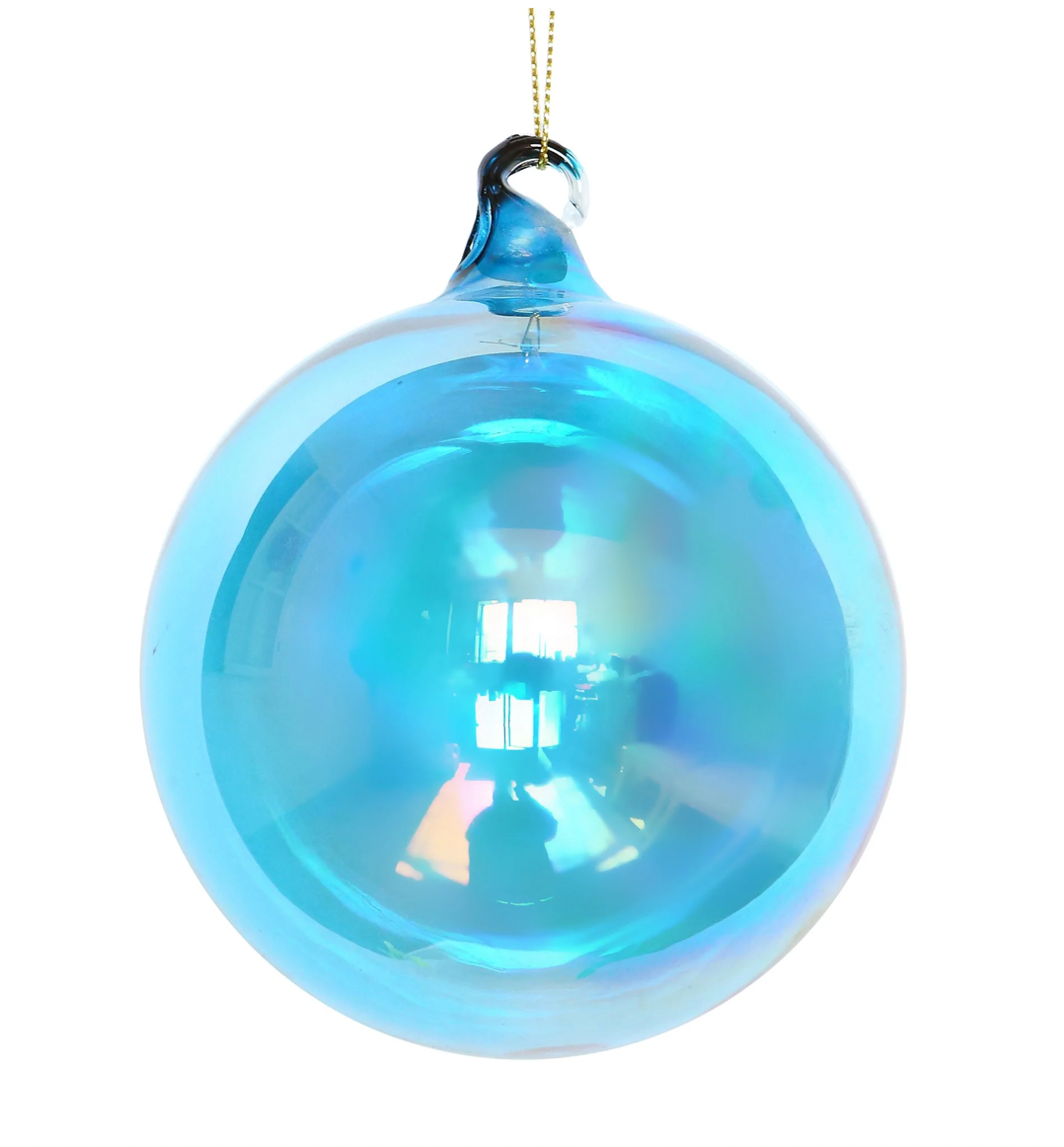 Jim Marvin Bubblegum Bottle Glass Ornaments- Cobalt Blue