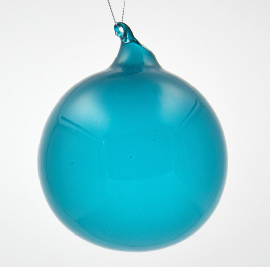 Jim Marvin Bubblegum Ornaments- Eucalyptus Blue 100mm (4")